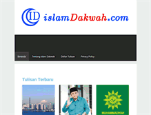 Tablet Screenshot of islamdakwah.com